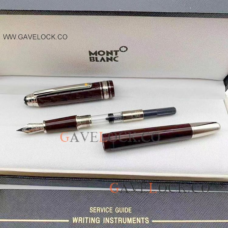 Fake Montblanc Petit Prince Classique 145 Brown Fountain Medium
